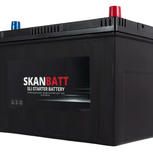 SKANBATT SLI Startbatteri 12V 95AH 740CCA (304x172x225mm) +R