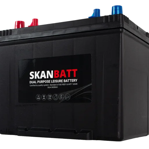 SKANBATT Dual Purpose 12V 80AH 730CA (260x174x225mm) +L