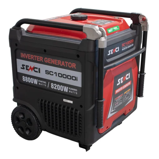 SENCI SC10000i Inverter Aggregat - Bensin - Max 9000W - ATS / Relestyring - Elektrisk start