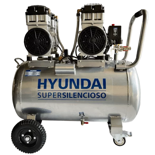 HYUNDAI HYAC100-3S Stillegående kompressor 100l / 2200W