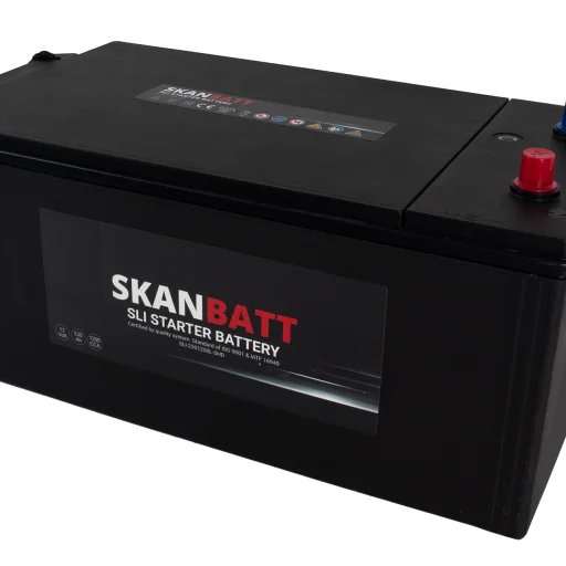 SKANBATT SLI SHD Startbatteri 12V 230AH 1200CCA (518x276x218mm) +L