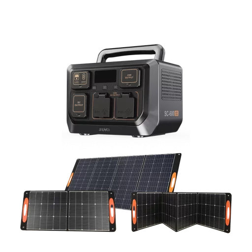 SENCI Lithium LPS 512Wh Power Station med 600W (1200W) sinus inverter