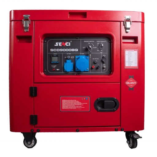 SENCI SCD9000BQ Aggregat - Diesel - Max 6000W - Elektrisk start