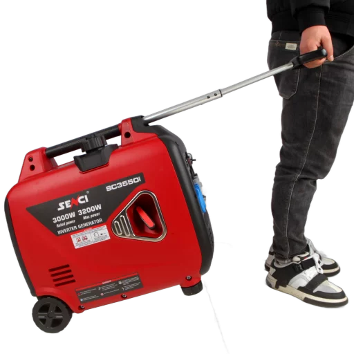 SENCI SC3550i Inverter Aggregat - Bensin - Max 3200W - Elektrisk start
