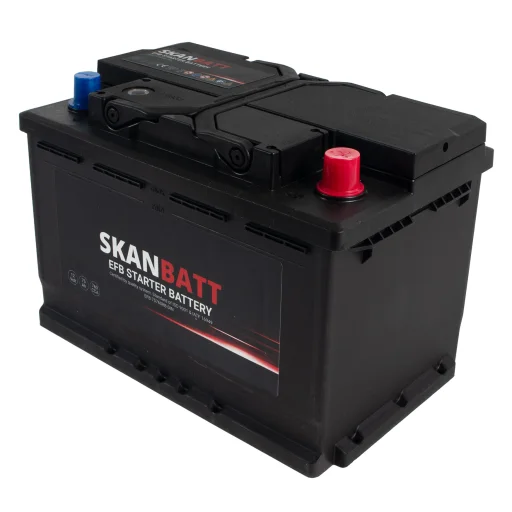 SKANBATT EFB Startbatteri 12V 75AH 760CCA (278x175x190mm) +R