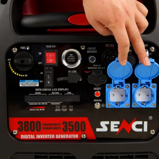 SENCI SC4000iE-O Inverter Aggregat - Bensin - Max 3800W - ATS - Elektrisk start