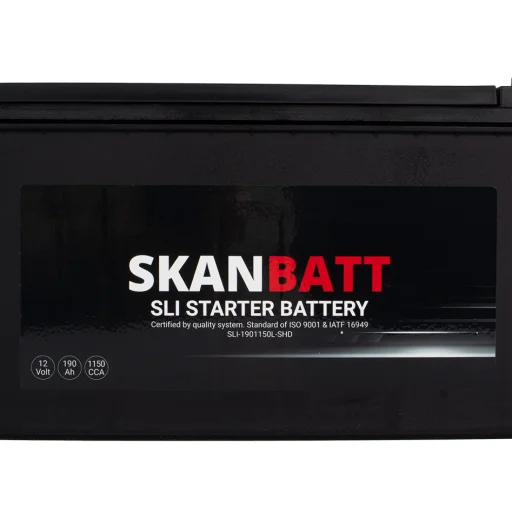 SKANBATT SLI SHD Startbatteri 12V 190AH 1150CCA (513x224x218mm) +L