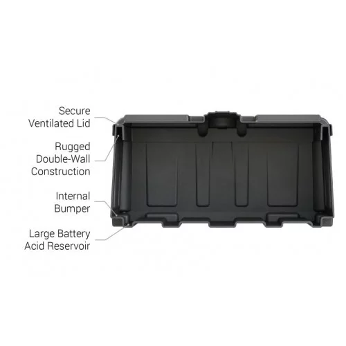 Batterikasse 533x584x269mm (Innvendig)