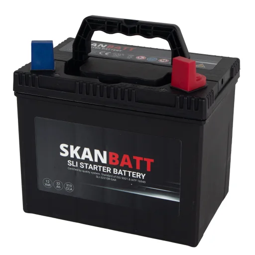 SKANBATT Garden 12V 32AH 310CCA (197x129x185mm) +R - Plenklipper