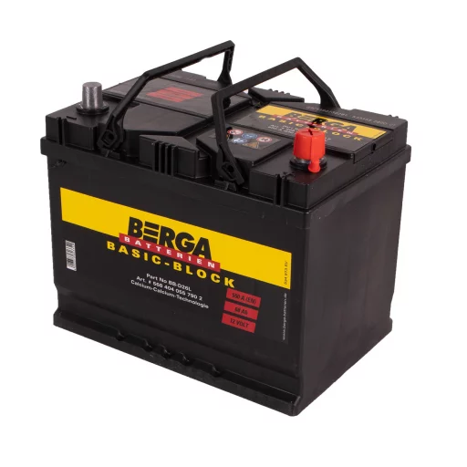 BERGA Basic Block 12V 68AH 550CCA (261/175/220mm)