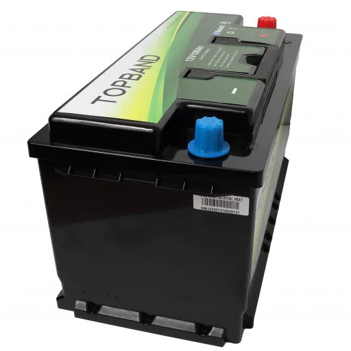 TOPBAND Lithium HEAT PRO - 12V 100AH - 100A BMS - BOBIL - Bluetooth og Varme (TOP-HEAT-RV)