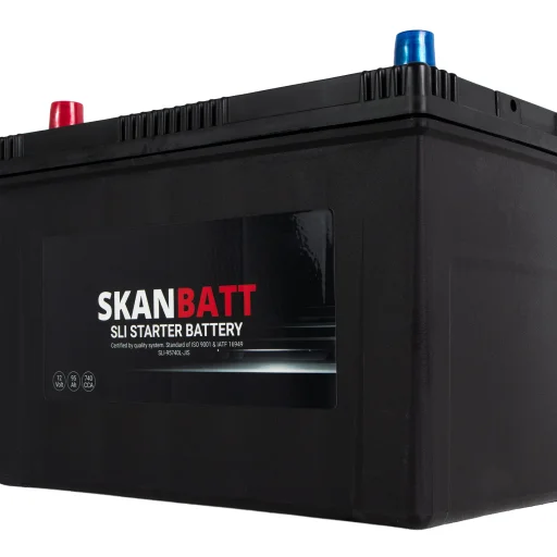 SKANBATT SLI Startbatteri 12V 95AH 740CCA (304x172x225mm) +L
