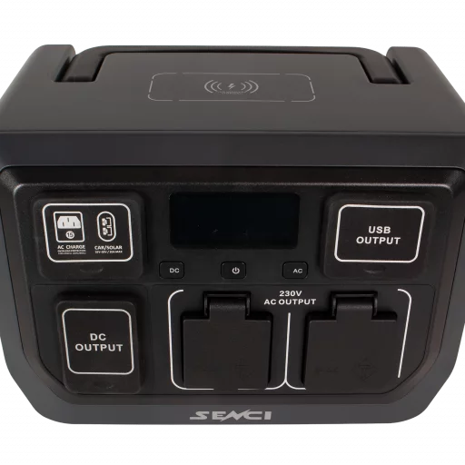 SENCI Lithium LPS 512Wh Power Station med 600W (1200W) sinus inverter