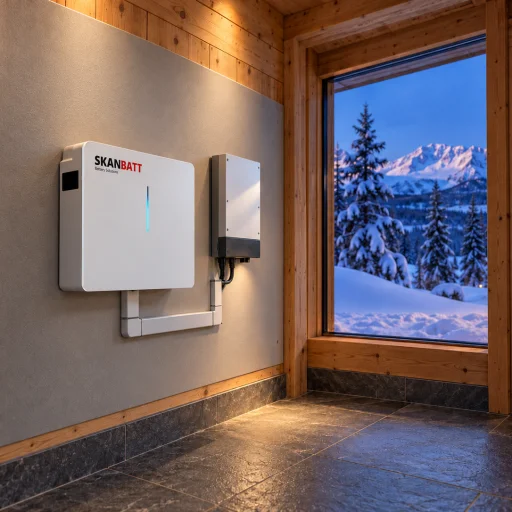 SKANBATT Premium Lithium - PowerWall 51,2V 100Ah - 5,12kWt - LiFePO4 - HEAT