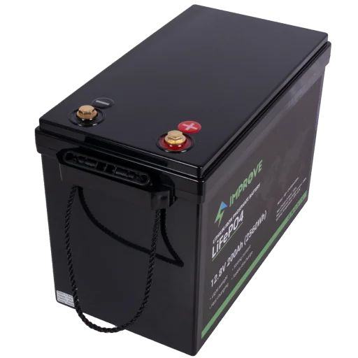 IMPROVE Lithium Batteri 12V 200Ah (LiFePO4) BMS 200A
