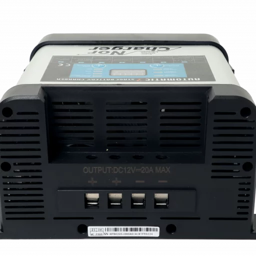 NOR CHARGER Pro Serie Elektronisk Batterilader 12V 20A 2-kanaler