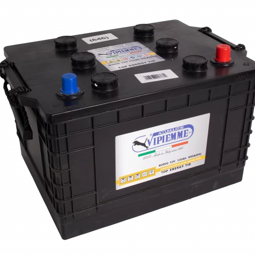 Vipiemme Promotive Black Batteri 12V 135AH 680CCA (360x253x220/240mm) +høyre J8 størrelse