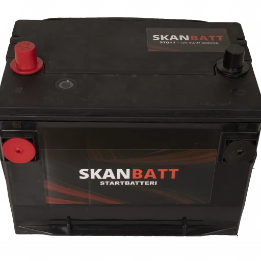 SKANBATT Startbatteri 12V 80AH 800CCA (260x179x180/207mm) +venstre