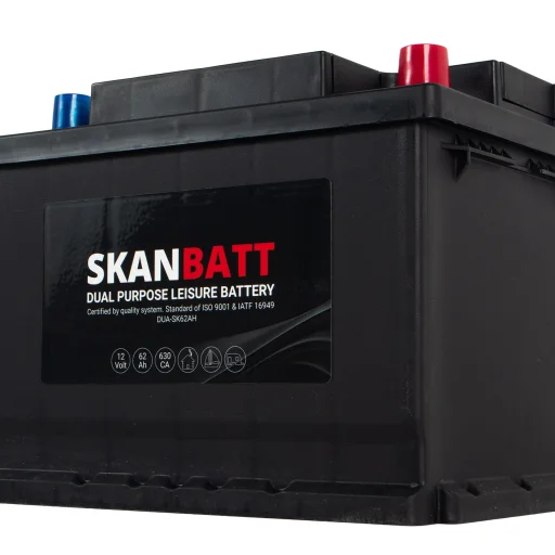 SKANBATT Dual Purpose 12V 62AH 630CA (242x175x190mm) +R