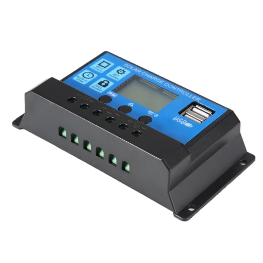 Solcelleregulator 12/24V 20A PWM