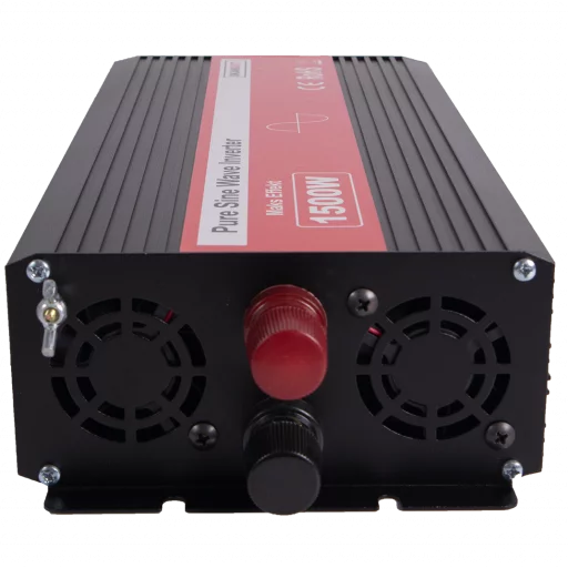 SKANBATT Inverter 12V 1500W Ren Sinus m/Kablet Fjernkontroll