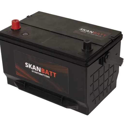 SKANBATT Startbatteri 12V 95AH 900CCA (296x187x171/191mm) +venstre