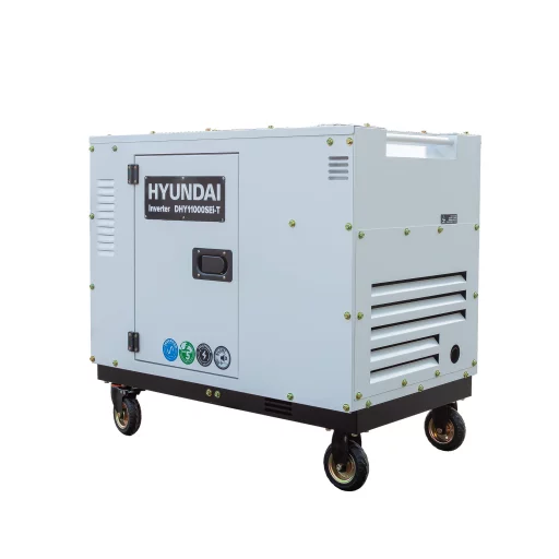HYUNDAI DHY11000SEi-T Diesel Inverter Strømaggregat 8000W - Elektrisk start - 400V/230V - ATS