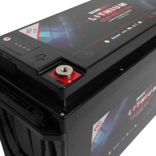 SKANBATT Lithium HEAT PRO 'Ultra' 12V 200AH - CAN Bus - 400A (<3s) - 8 års garanti