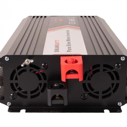 SKANBATT Inverter 12V 3000W (6000W) Ren Sinus m/Trådløs Fjernkontroll