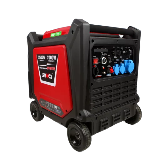 SENCI SC8000i Inverter Aggregat - Bensin - Max 7500W - ATS - Elektrisk start