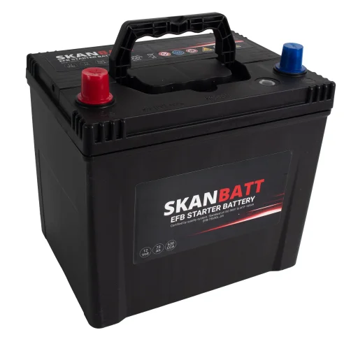 SKANBATT EFB Startbatteri 12V 73AH 630CCA (232x173x225mm) +L