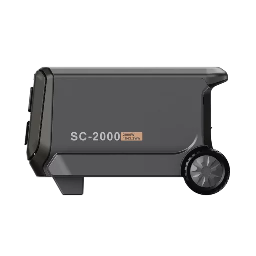 SENCI Lithium LPS 1843Wh Power Station med 2000W (4000W) sinus inverter