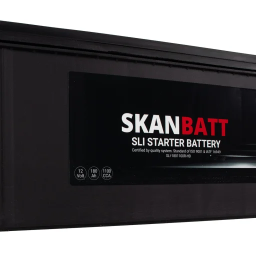 SKANBATT SLI HD Startbatteri 12V 180AH 1100CCA (513x224x218mm) +R