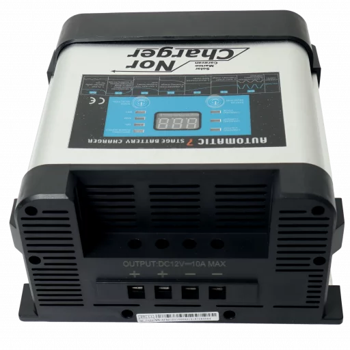NOR CHARGER Pro Serie Elektronisk Batterilader 12V 10A 2-kanaler