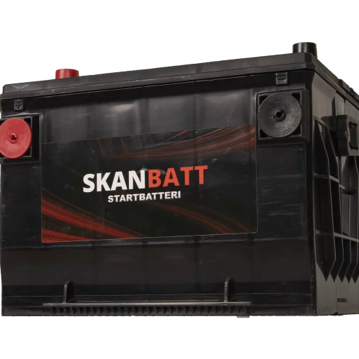 SKANBATT Startbatteri 12V 80AH 800CCA (260x179x180/207mm) +venstre