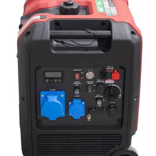 SENCI SC4500i Inverter Aggregat - Bensin - Max 4500W - ATS / Relestyring - Elektrisk start