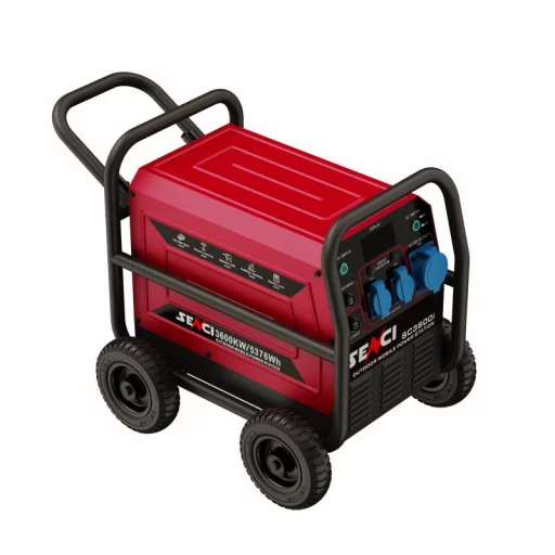 SENCI Lithium LPS 3840Wh Power Station med 3600W (7200W) sinus inverter - HD Utebruk