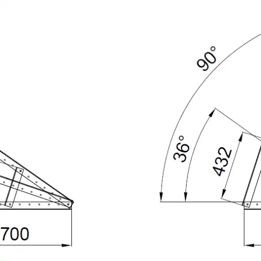Festebraketter (par) solcelle 80-200W