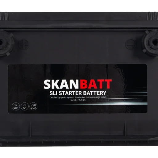 SKANBATT SLI Startbatteri 12V 70AH 770CCA (260x174x185mm) +L