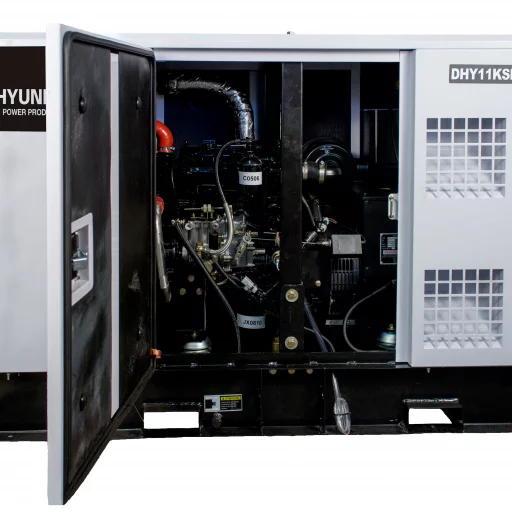 HYUNDAI DHY11KSEm Diesel strømaggregat 11kVA 230V 1-Fase - 1500RPM - Vannkjølt