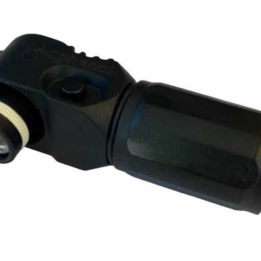 Amphenol kobling 8,0mm negativ (sort)