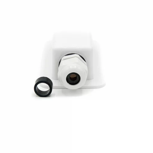 Kabelgjennomføring hvit (enkel)