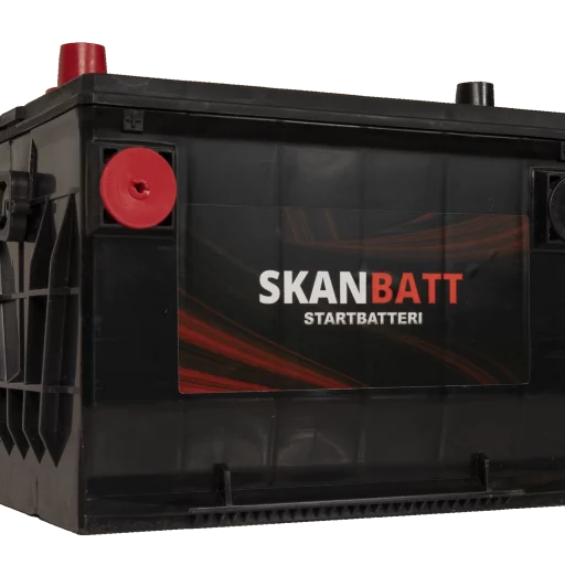 SKANBATT Startbatteri 12V 80AH 800CCA (260x179x180/207mm) +venstre