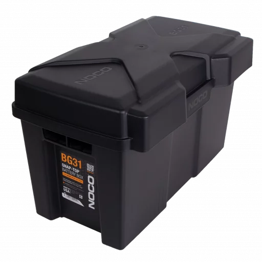 Batterikasse 372x185x205mm (innvendig) plast stor (BG31)