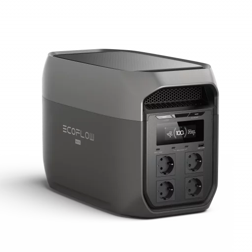 ECOFLOW DELTA 3 MAX Bærbar Strømforsyning - LPS - 2048Wh - 2400W