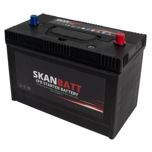 SKANBATT EFB Startbatteri 12V 115AH 1000CCA (330x173x239mm) +R
