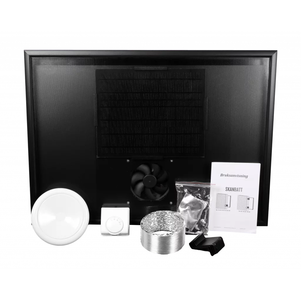 SKANBATT Solventilator SV-20 med luftvolum/t 88m3