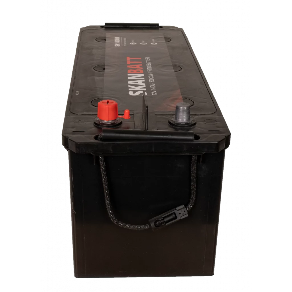 SKANBATT Fritidsbatteri 12V 140AH 800CCA (513x188x203/223mm) +venstre