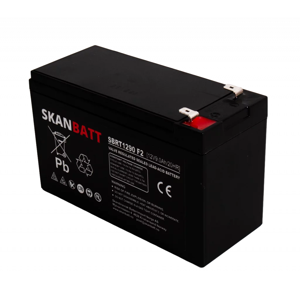 RITAR AGM Batteri 12V 9AH (151x65x94mm) F2