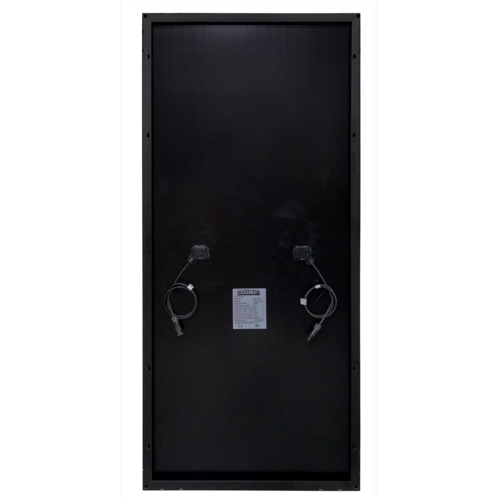 SKANBATT 'Half Cut' Solcellepanel 200W - All black - PERC Mono - 1525x680x35mm